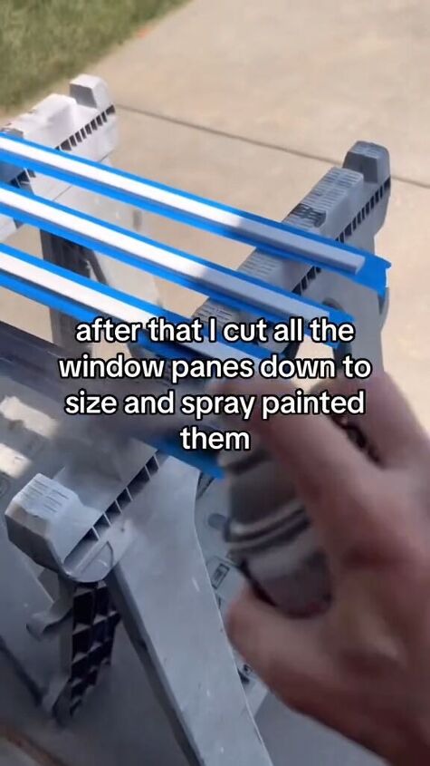 Cutting the faux panes