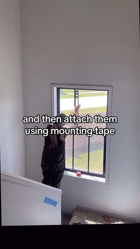 Attaching the faux panes