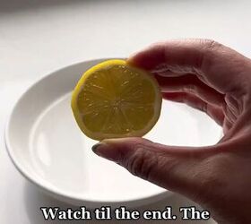 Preparing the lemon and water