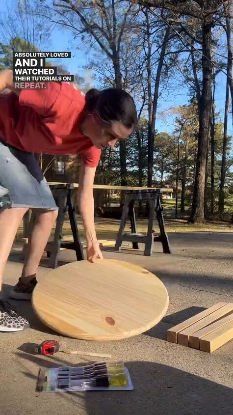 How to Build a DIY Round Side Table in a Few Simple Steps | Hometalk