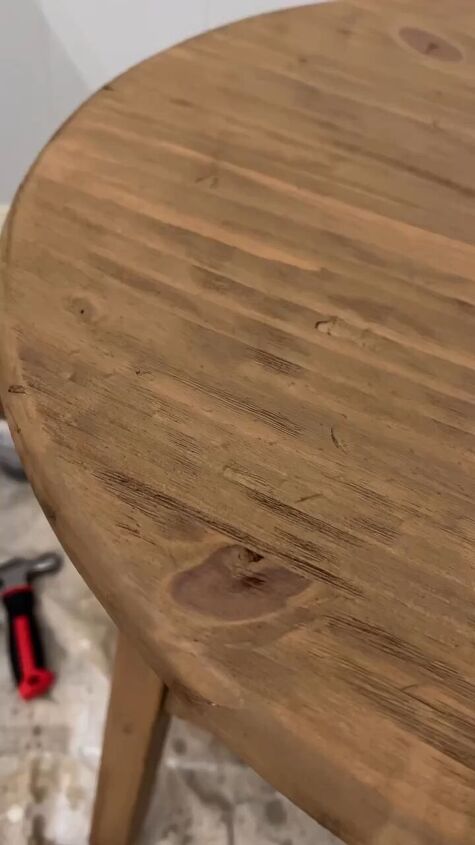 DIY round side tables