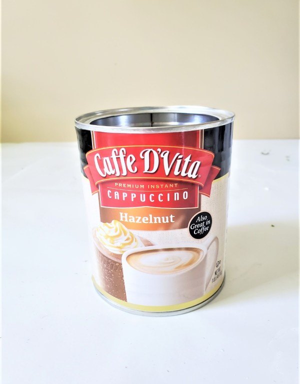 repurpose cans and jars, caffe d vitta can cans and jars