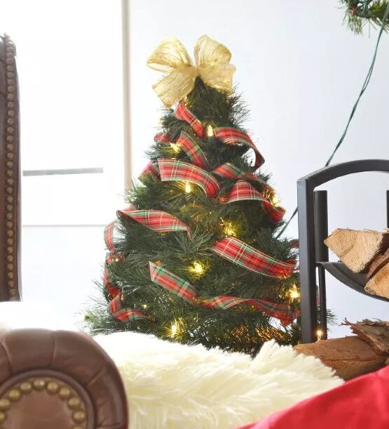 Wire hanger Christmas trees