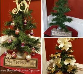 DIY Tiny Christmas Trees for Holiday Decor - Cottage in the Oaks