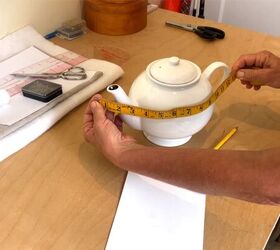 cmo coser un tea cozy patrn gratuito, cinta m trica de delante a atr s de la tetera