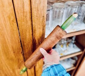 Why she hangs a rolling pin on her pantry door (we love this!)