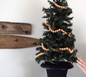 wood bead garland, Tips for reusing holiday decorations in the fall