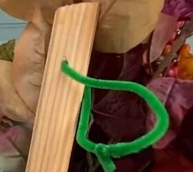 Create a hanger with pipe cleaners