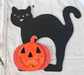 7 diy decoraciones de halloween con pintura y plantillas, Decoraci n de Halloween