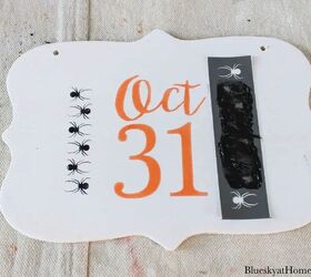 7 diy decoraciones de halloween con pintura y plantillas, Decoraci n de Halloween