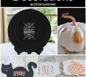 7 diy decoraciones de halloween con pintura y plantillas, Decoraci n de Halloween