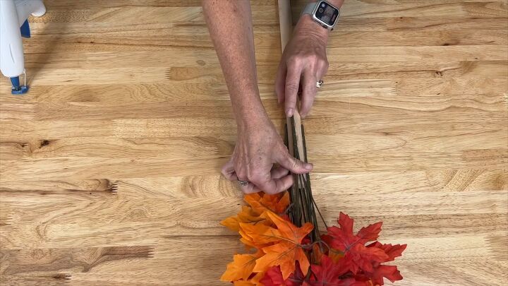 Fall Crafts: How to Make a Beautiful Fabric Pumpkin and Plunger Tree ...