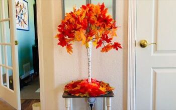 Fall Crafts: How to Make a Beautiful Cloth Pumpkin and Plunger Tree