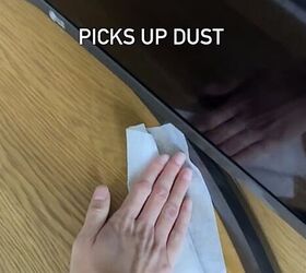 dryer sheet hacks, Using dryer sheets for dusting
