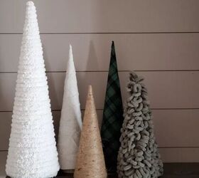 DIY cone Christmas trees