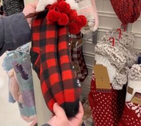 christmas stocking door hanger, Stocking style socks at Marshalls
