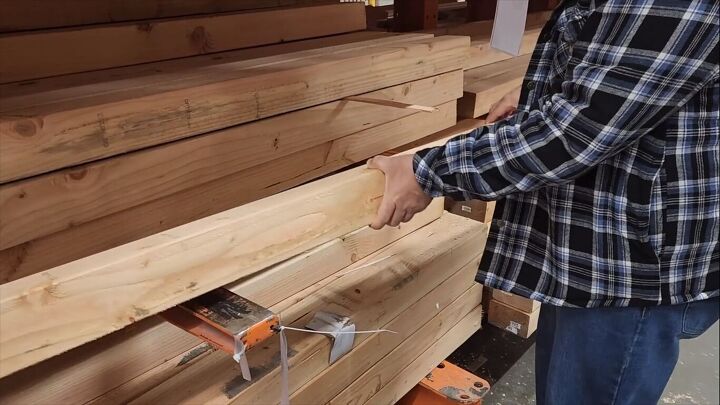 Scrap wood at a lumber yard