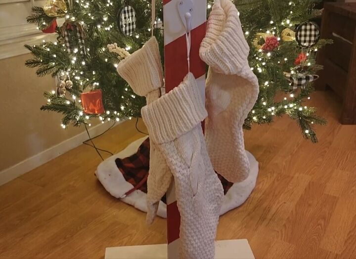 DIY stocking holder stand