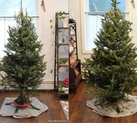 Christmas Tree Hack When Your Stand is Broken - DIY Beautify