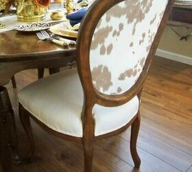mis sillas louis de 9 99 actualizacin del tutorial de tapizado, Sillas de cuero de vaca