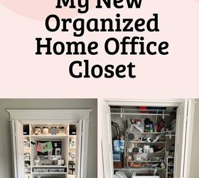 ideas creativas para un armario poco usado en el dormitorio de invitados, Cambio de imagen de armario de oficina