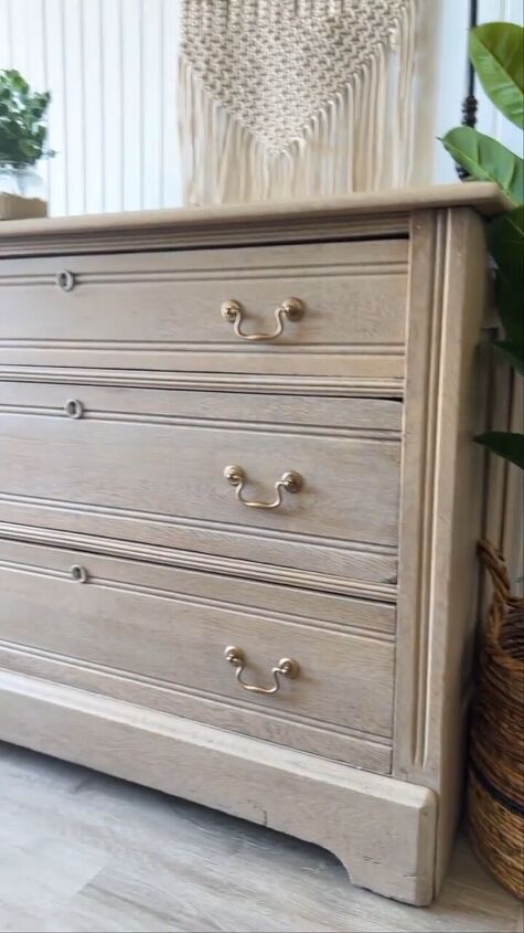 painted dresser, Changing the hardware on the dresser