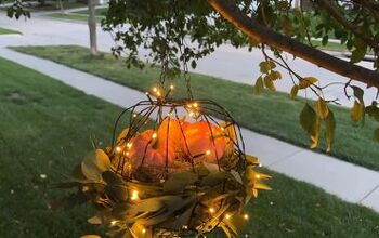 Easy Fall Craft: How to Create a Whimsical Pumpkin Hanging Basket