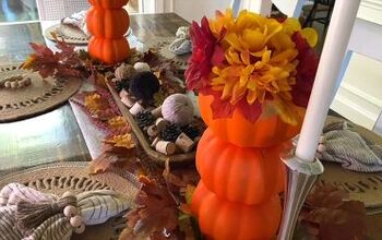 Affordable Fall Topiary: How to Craft a Cute DIY Pumpkin Tower