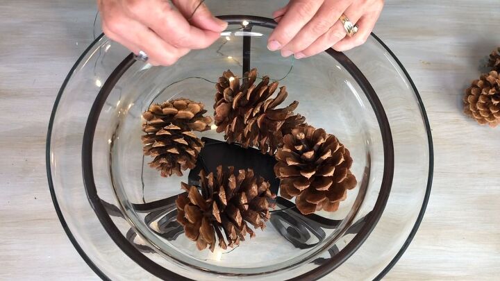 Pine cone decoration