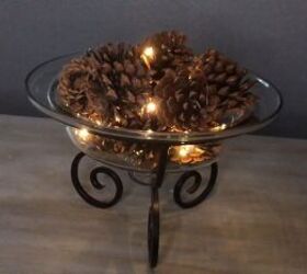 How to Make an Irresistible Cinnamon-Scented Pine Cone Centerpiece