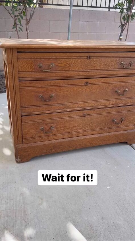 painted dresser, Dresser before painting