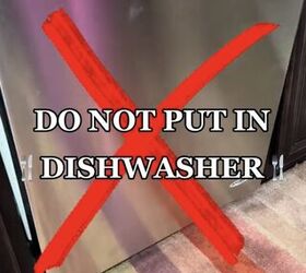 Don't put rough scrubbers in the dishwasher