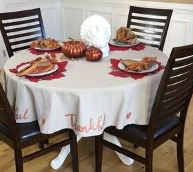 how to decorate your thanksgiving dining room