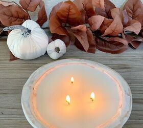 How to Make a Dough Bowl Candle