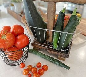jardn hod vegetal de piezas reutilizadas, verduras y hod de jardin