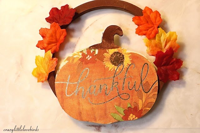 Tutorial de letrero de otoño con hojas de imitación y diseño de ...