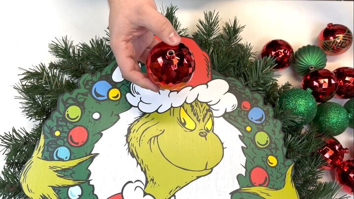 Removing the tops from the ornaments