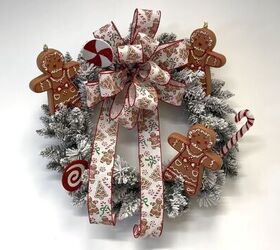 DIY gingerbread wreath