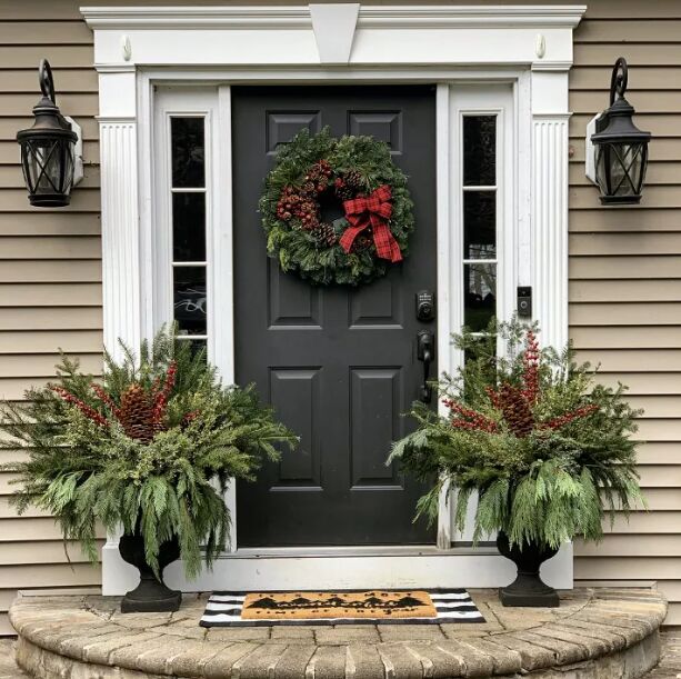 Christmas planters