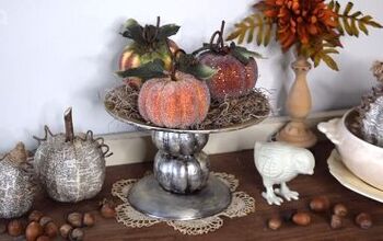 How to Make a Pumpkin Tray: Chic DIY Cake Stand