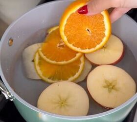 natural air freshener, Adding sliced oranges