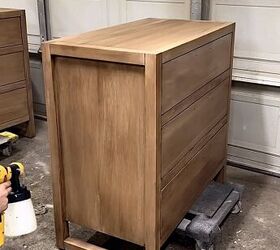 light finish dresser, Sealing with a water based top coat