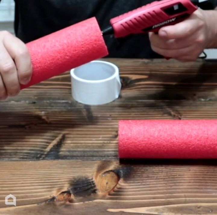 Gluing two pool noodle ends together