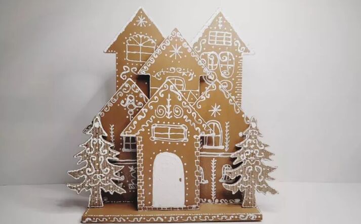 DIY gingerbread village