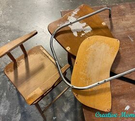renovacin de una silla alta antigua