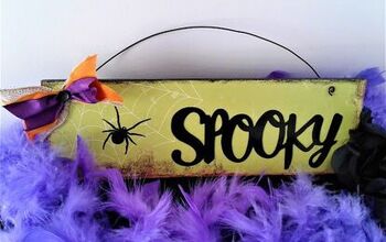 'Spooky' Sign for Halloween