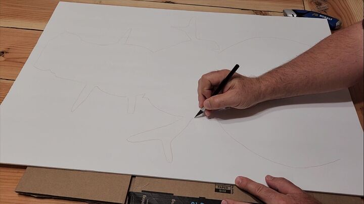 Cutting out shapes for the silhouette