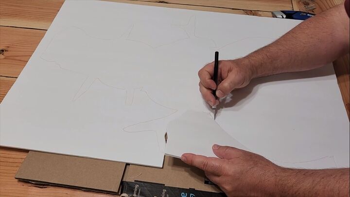 Removing sections of foam board