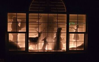 How to Make a Cute Silhouette Christmas Window Display