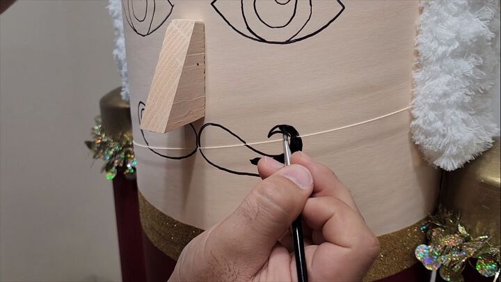 Painting the whiskers